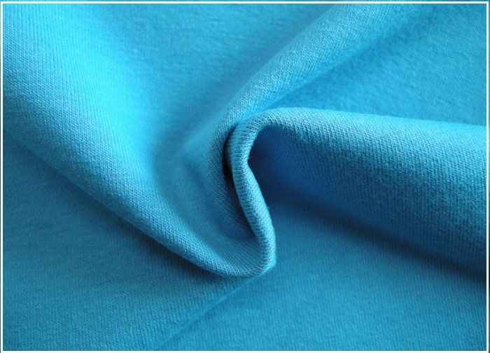 Mẫu vải cotton thái màu xanh
