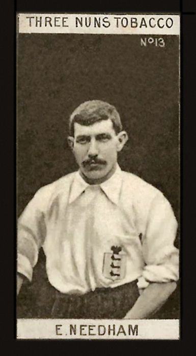 Ernest Needham of Sheffield Utd & England in 1901. | England football team, England football, England national